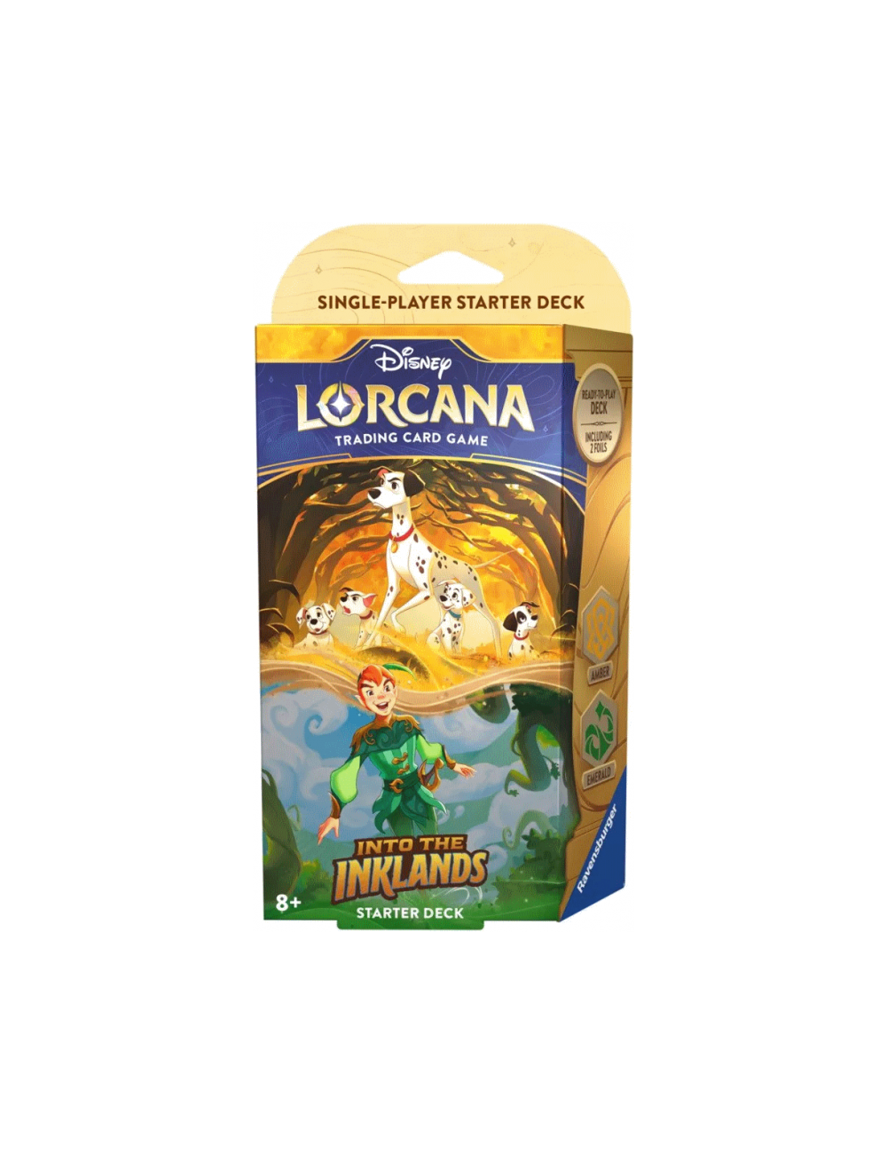 Disney Lorcana TGC Chapter 3 Into The Inklands Pongo & Peter Pan Starter Deck