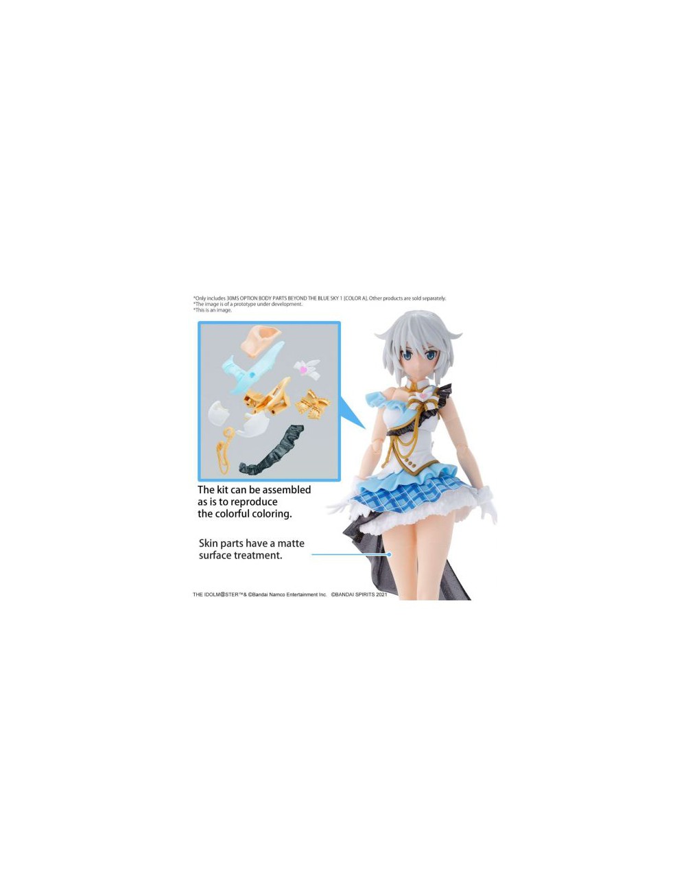 THE IDOLMASTER 30MS Option Body Parts Beyond the blue sky 1 Model Kit