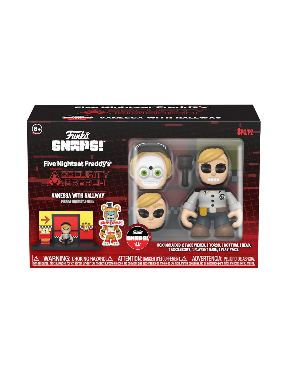 FunkoPop! FNAF Hallway add-on with Vanessa Snaps Playset Funko