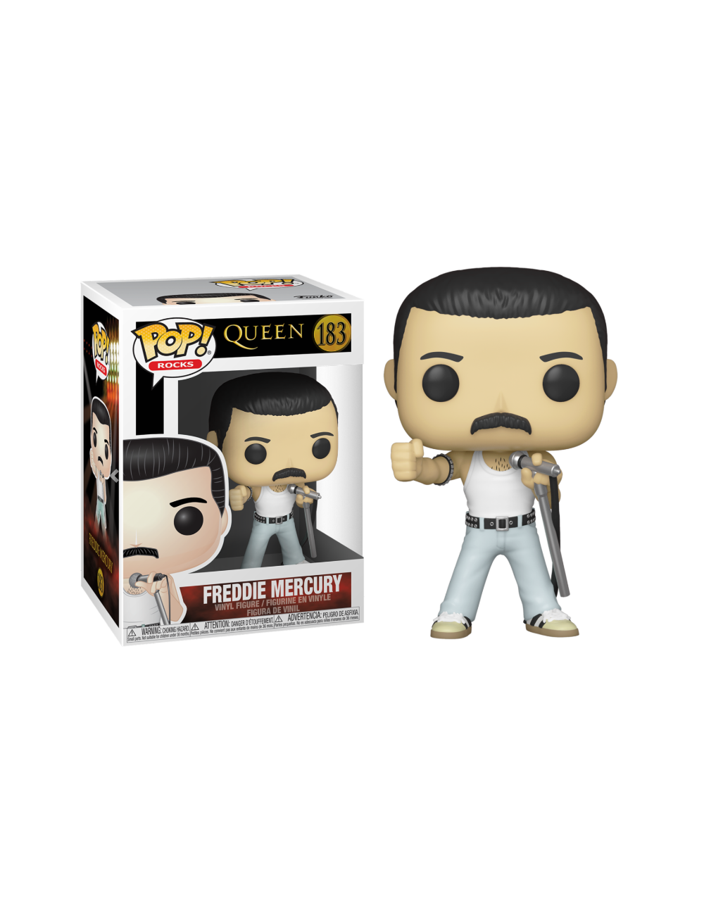 Funko Pop! QUEEN - POP N° 183 - Freddie Mercury Radio Gaga 1985