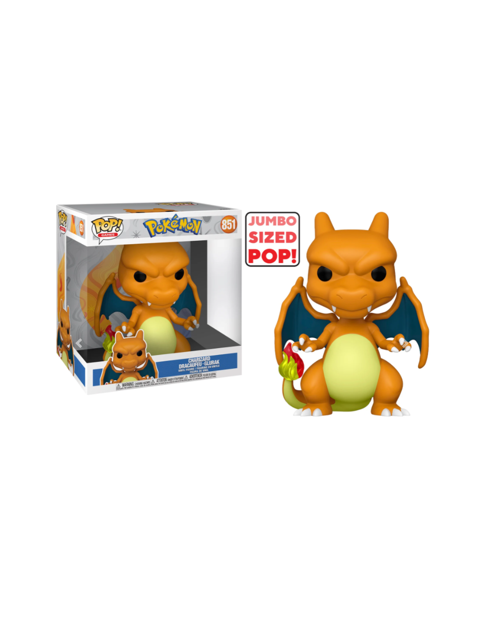 Funko Pop! POKEMON - POP JUMBO 10'' N° 851 - Charizard