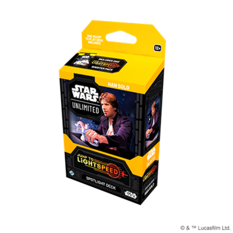 Star Wars Unlimited Jump to Lightspeed Spotlight Deck Han Solo