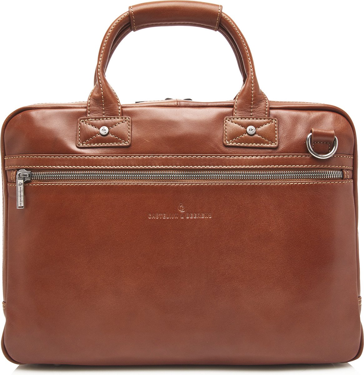 Castelijn & Beerens Firenze Business Laptoptas 15.6'' Licht Bruin 9472