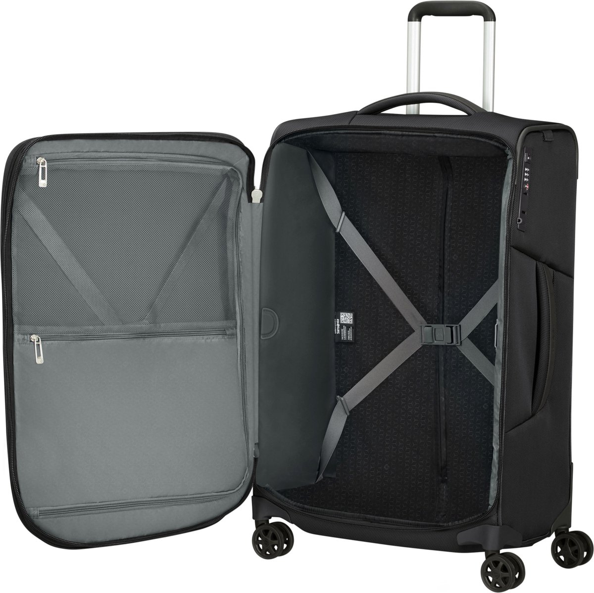 Samsonite Reiskoffer - Respark Spinner 67/24 Exp (Compact) Ozone Black