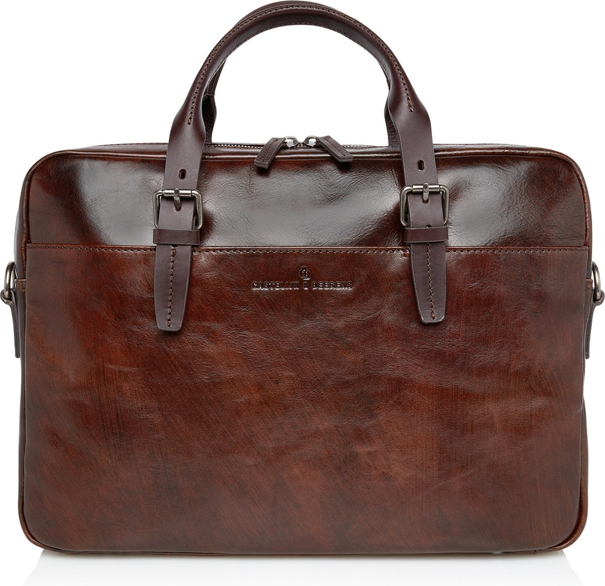 Castelijn & Beerens - Rien Laptoptas 15,6 + tablet RFID | cognac -