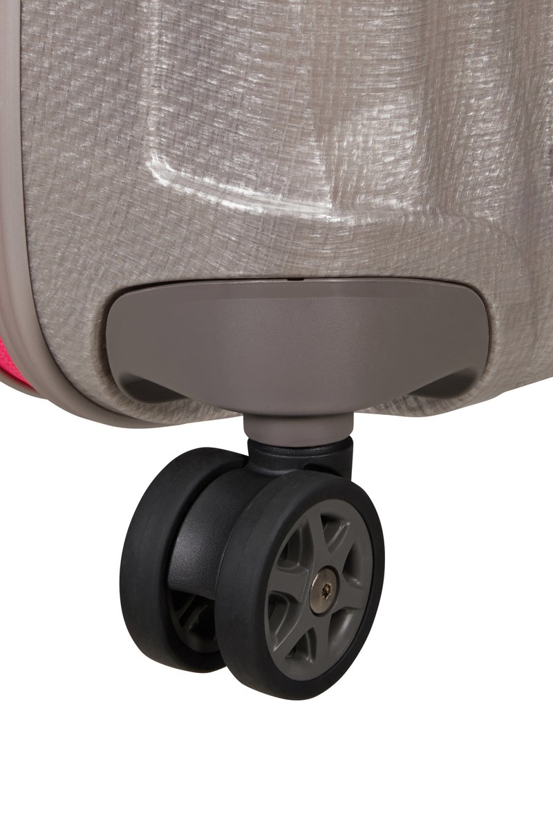 Samsonite Reiskoffer - C-Lite Spinner uitbreidbaar (4 wielen) 55 cm handbagage -Pearl/Fuchsia - 2.1 kg