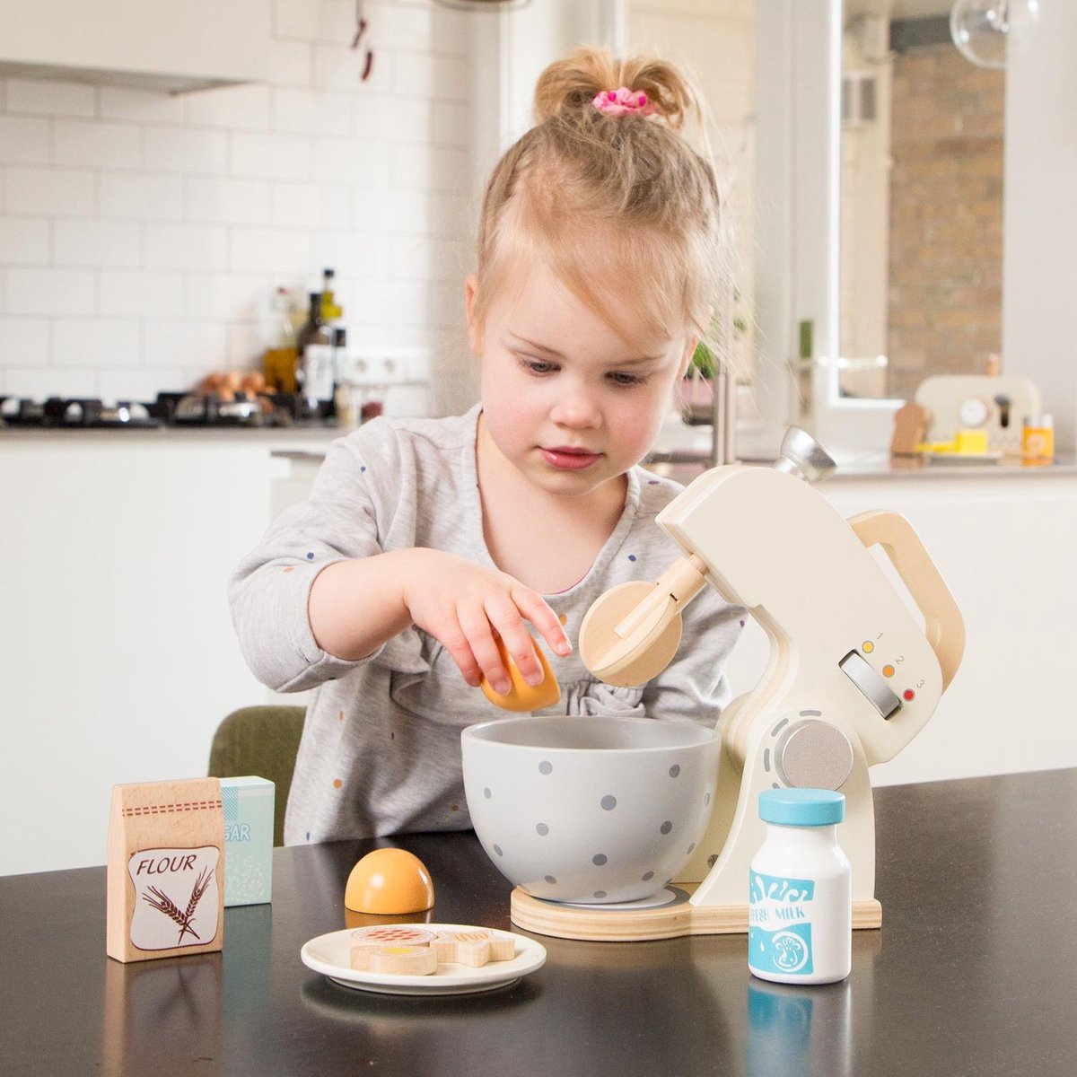 New Classic Toys - Speelgoedkeukenmachine - Mixer Set