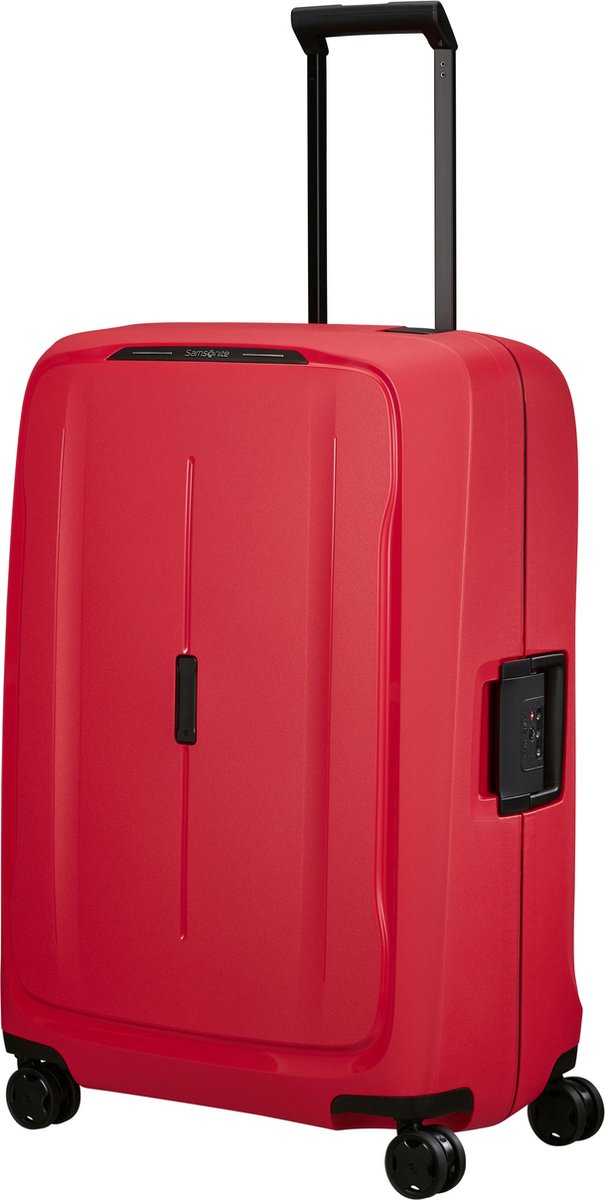 Samsonite Reiskoffer - Essens Spinner (4 wielen) 75 cm - Hibiscus Red - 4.2 kg