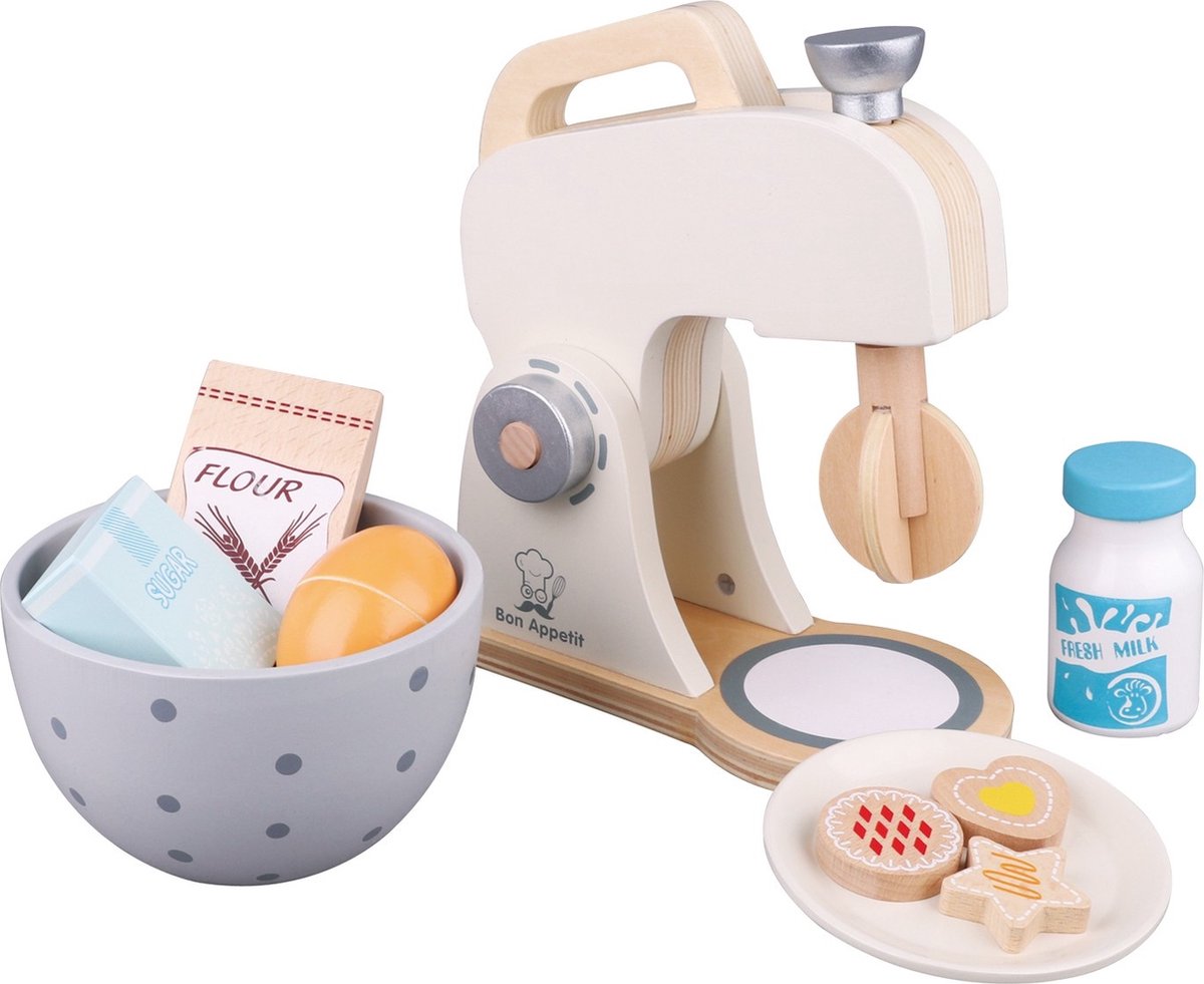 New Classic Toys - Speelgoedkeukenmachine - Mixer Set