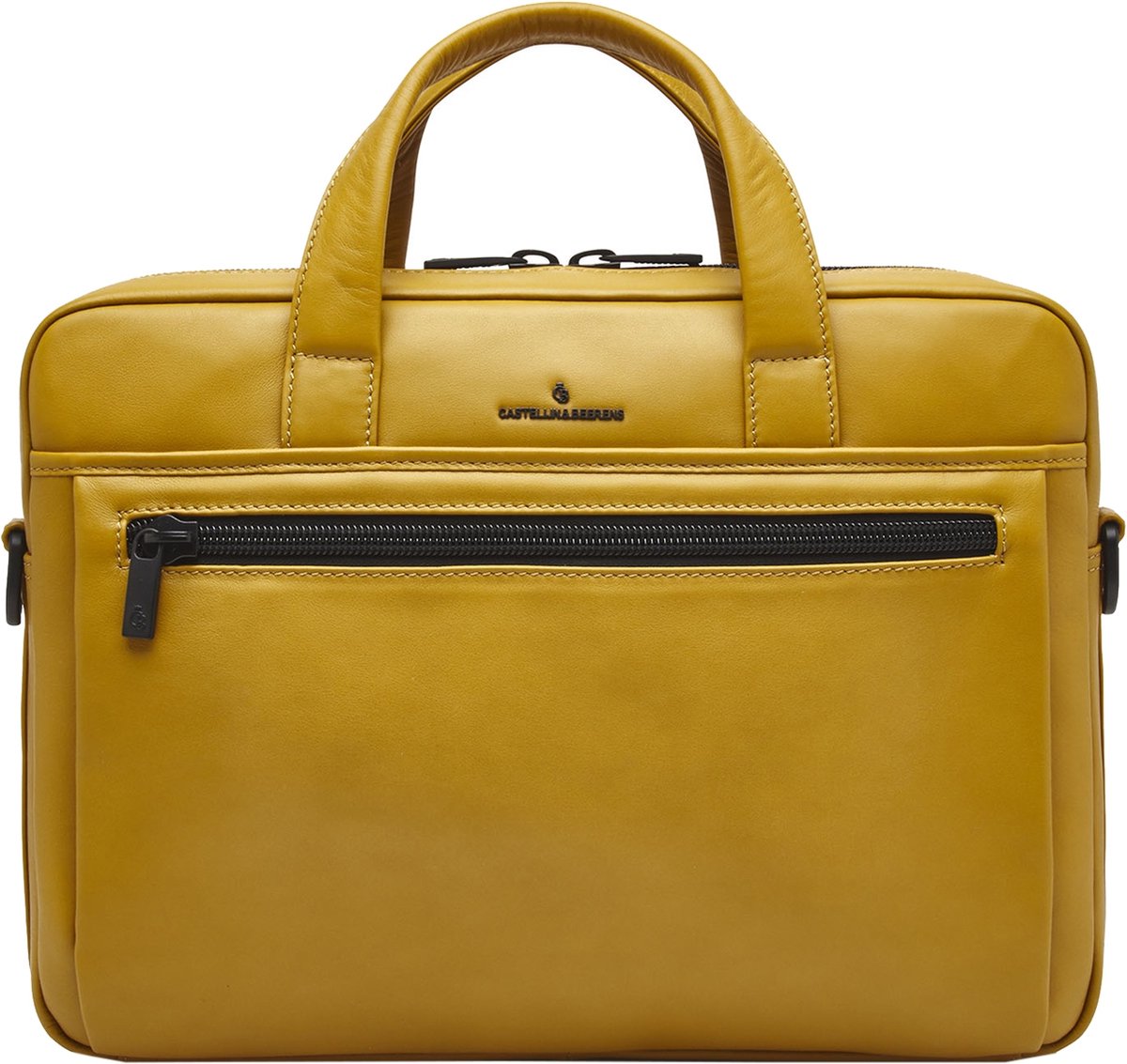 Castelijn & Beerens - Nappa X Charlie laptoptas 15,6” RFID | geel -