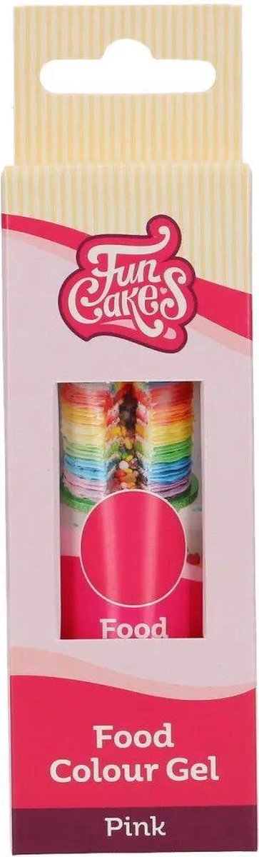 FunCakes - Eetbare Kleurstof Gel - Roze - 30g