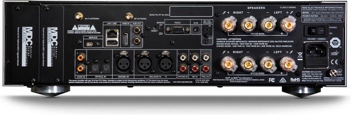 NAD M33 Receiver zwart