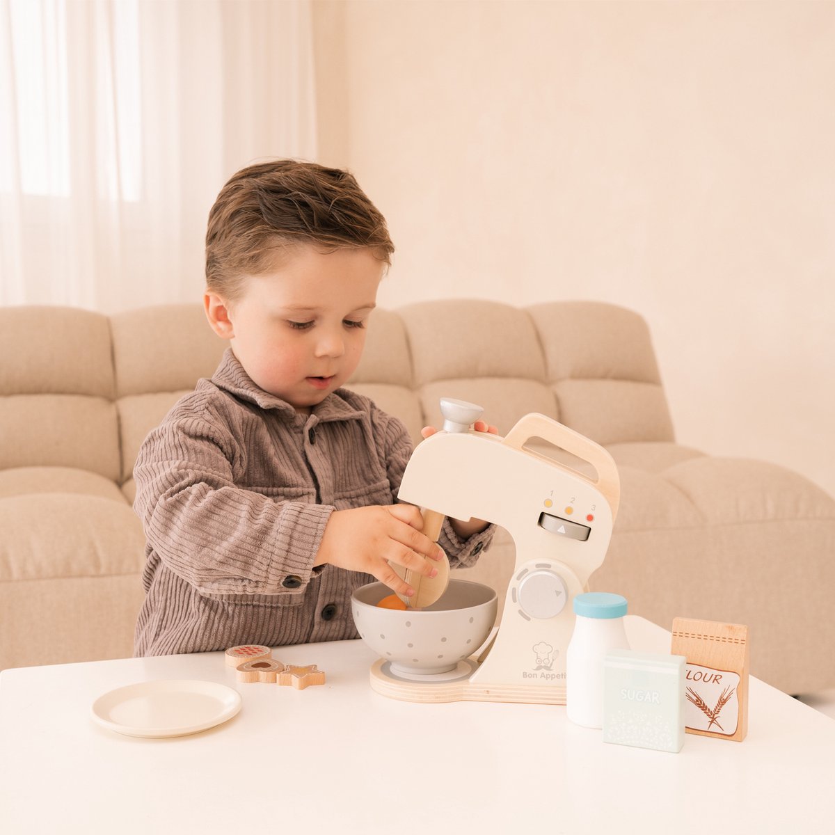 New Classic Toys - Speelgoedkeukenmachine - Mixer Set