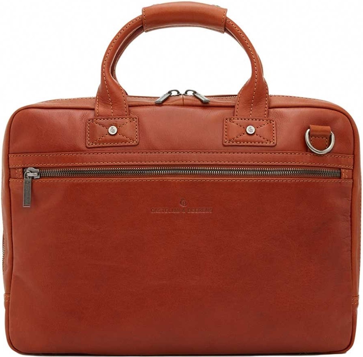 Castelijn & Beerens Firenze Business Laptoptas 15.6'' Licht Bruin 9472