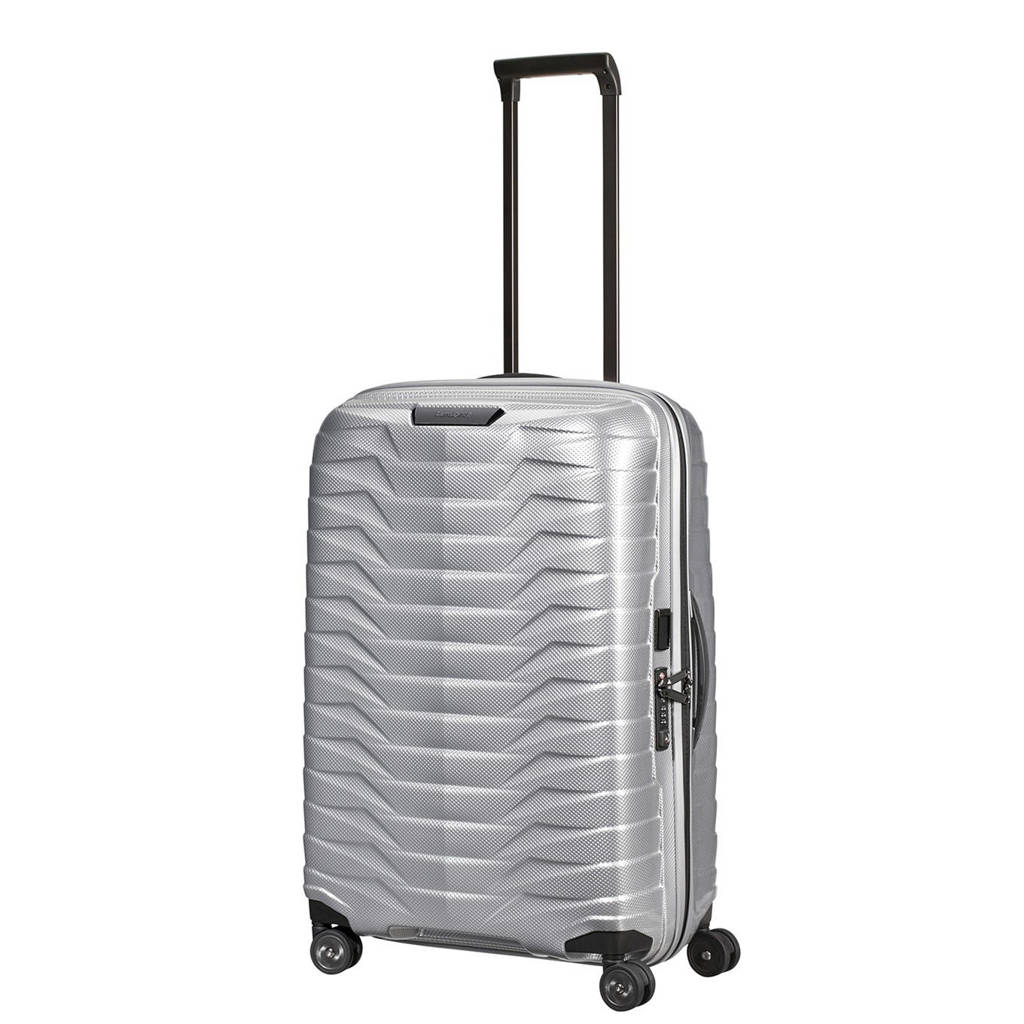 trolley Proxis 69 cm. zilverkleurig