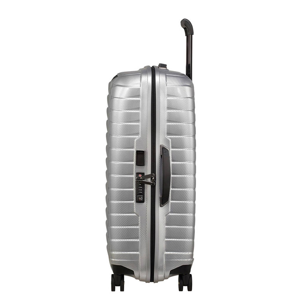 trolley Proxis 69 cm. zilverkleurig