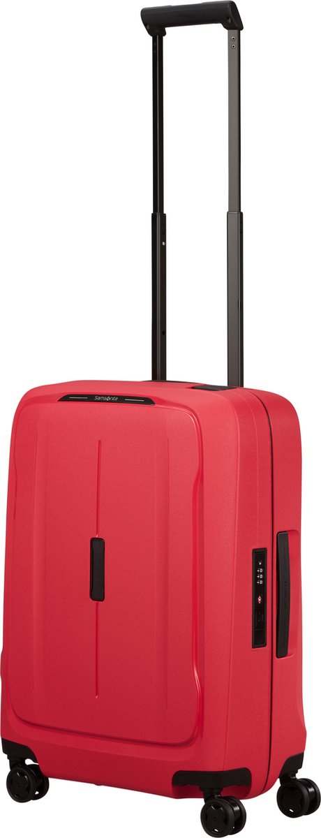 Samsonite Reiskoffer - Essens Spinner (4 wielen) 55 cm handbagage - Hibiscus Red - 2.6 kg