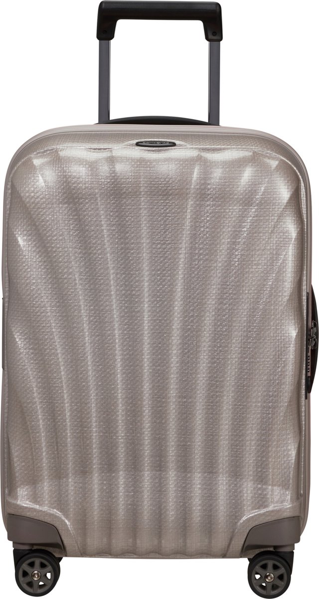 Samsonite Reiskoffer - C-Lite Spinner uitbreidbaar (4 wielen) 55 cm handbagage -Pearl/Fuchsia - 2.1 kg