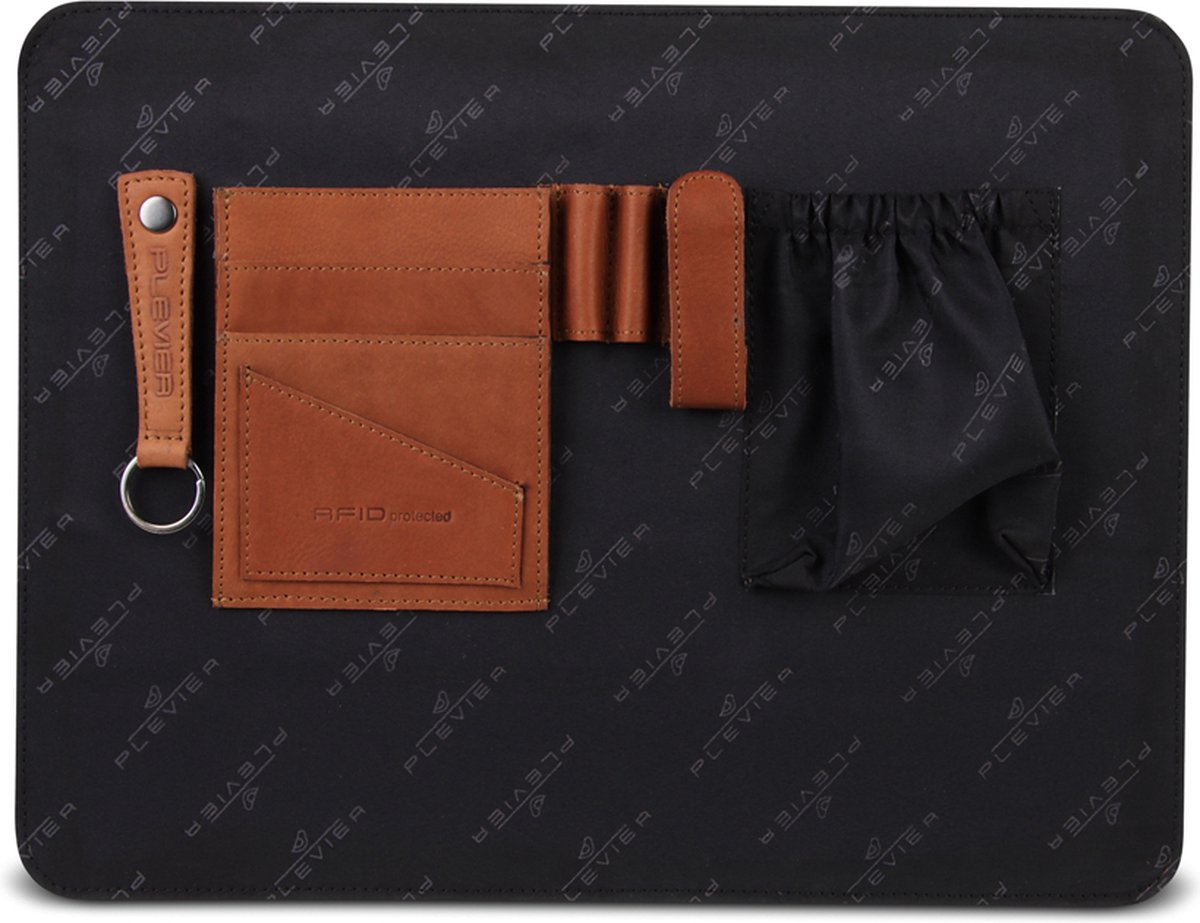 Plevier Gherkin laptoptas 15.6 inch cognac.