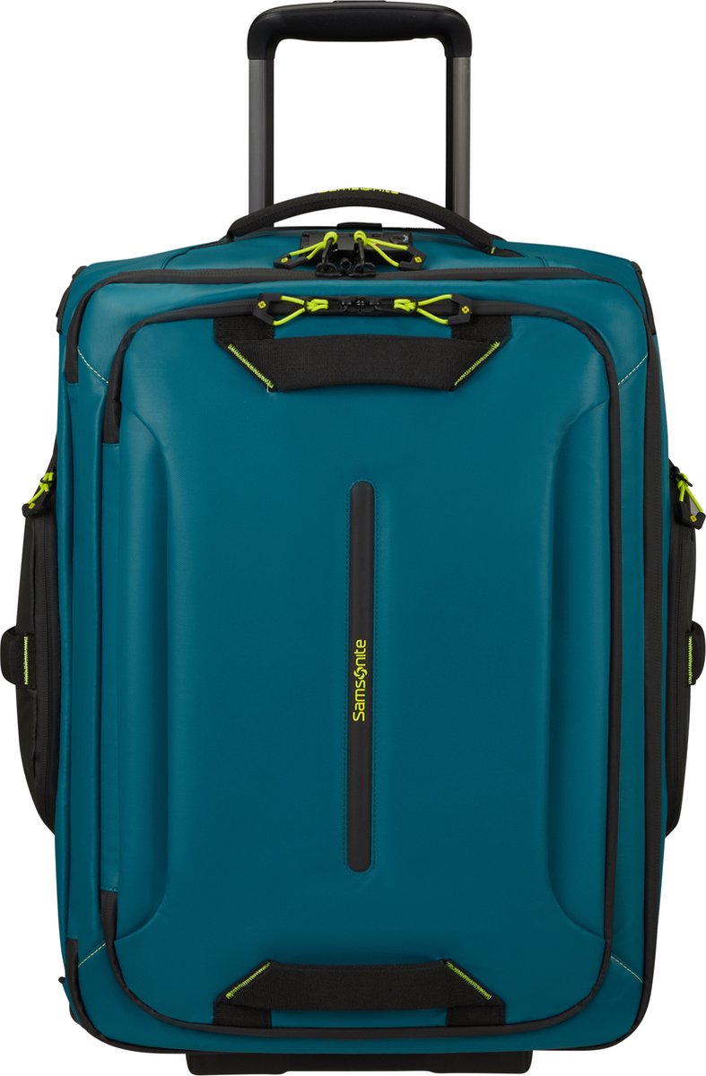 Samsonite Reistas/backpack Met Wielen - Ecodiver 55 cm (Handbagage)- Petrol Blue/Lime - 2.5 kg