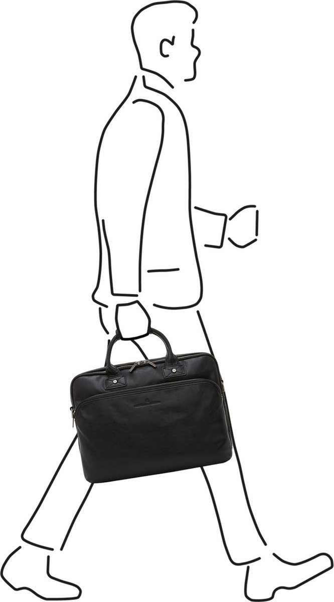 "Castelijn & Beerens Firenze - Business Laptoptas 15,6"" - Zwart"