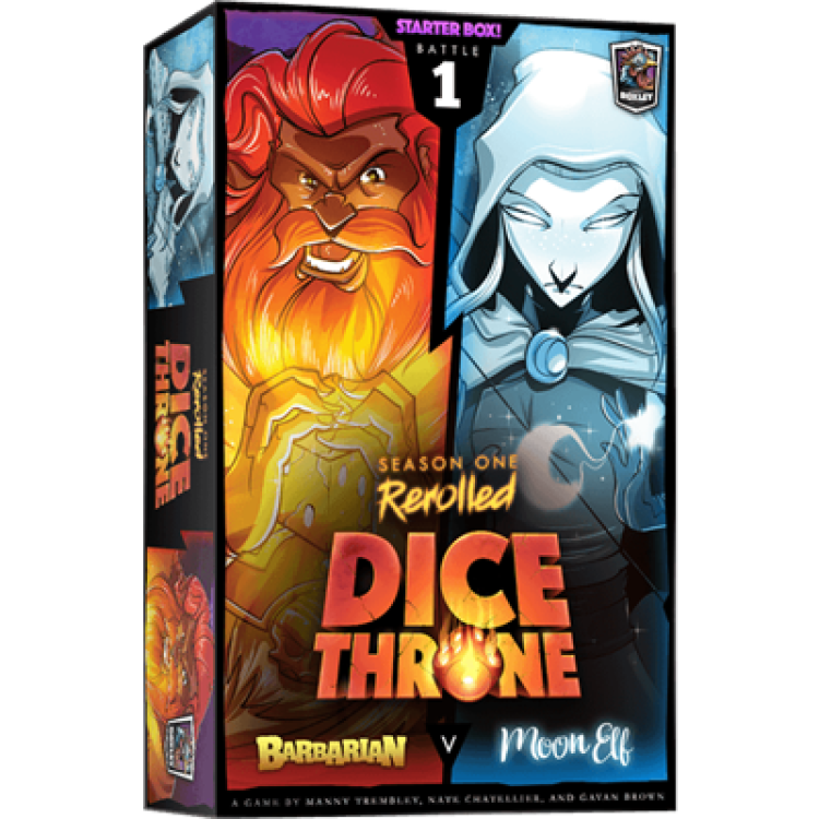 Dice Throne S1 ReRolled Barbarian vs Moon Elf