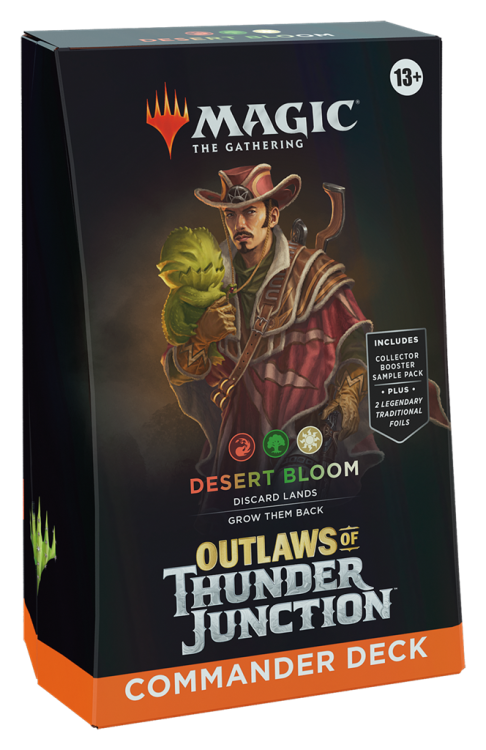 Magic: Outlaws of Thunder Junction Commander Deck Desert Bloom