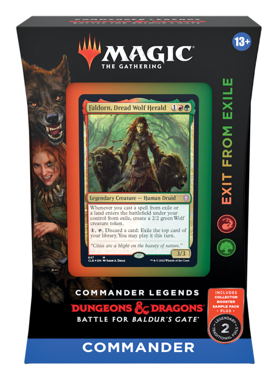 Magic Commander Legends Baldur's Gate Commander Deck: Exit from Exile