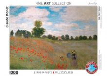 The Poppy Field - Claude Monet (1000)