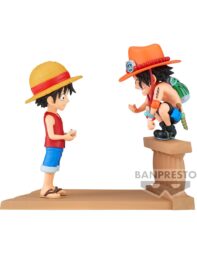 ONE PIECE - Luffy & Ace - Figure WCF Log Stories 8cm