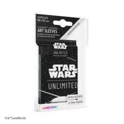 Star Wars Unlimited Art Sleeves Card Black White