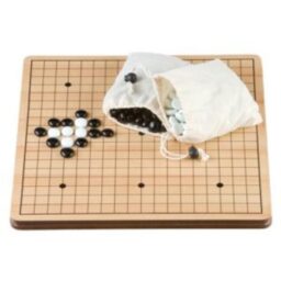 Go-Spel 36 cm.MDF bord/stenen flats glas