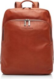 Castelijn & Beerens - Firenze Laptoprugzak 15,6 + tablet RFID | lichtbruin -