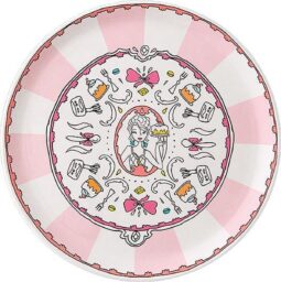 Jill - Bord ⌀20 cm - Koraalrood - Melamine