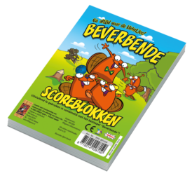 Scoreblokken Beverbende drie stuks