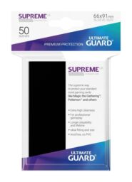 Ultimate Guard Supreme UX Sleeves Standard Size Black (50)