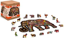 Wooden puzzle Magic elephant 245