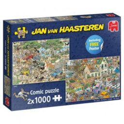 Safari & Storm 2 in 1 - Jan van Haasteren (2 x 1000)