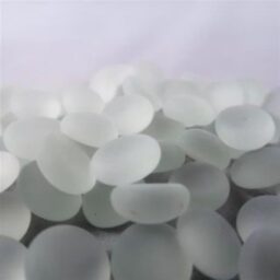 Chessex Gaming Glass Stones in Tube - Frosted Crystal Clear (40)