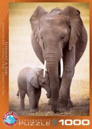 Elephant & Baby (1000)