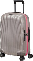 Samsonite Reiskoffer - C-Lite Spinner uitbreidbaar (4 wielen) 55 cm handbagage -Pearl/Fuchsia - 2.1 kg