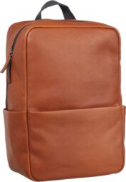 Leonhard Heyden Laptoptas / Rugzak / Rugtas - Hamburg - 15 inch - 15 Liter - Leer - Cognac