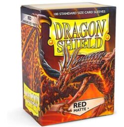 SLEEVES Dragon Shield MATTE - Red (100ct)
