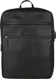 Burkely Antique Avery Unisex Rugzak Rits 15.6'' - Zwart