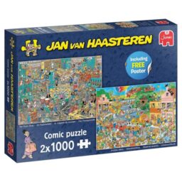 De Muziekwinkel en Vakantiekriebels - Jan van Haasteren (2x 1000)