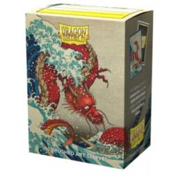 Dragon Shield Brushed Art Sleeves - The Great Wave (100 Sleeves)