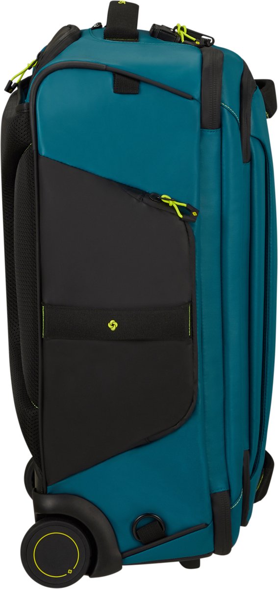 Samsonite Reistas/backpack Met Wielen - Ecodiver 55 cm (Handbagage)- Petrol Blue/Lime - 2.5 kg