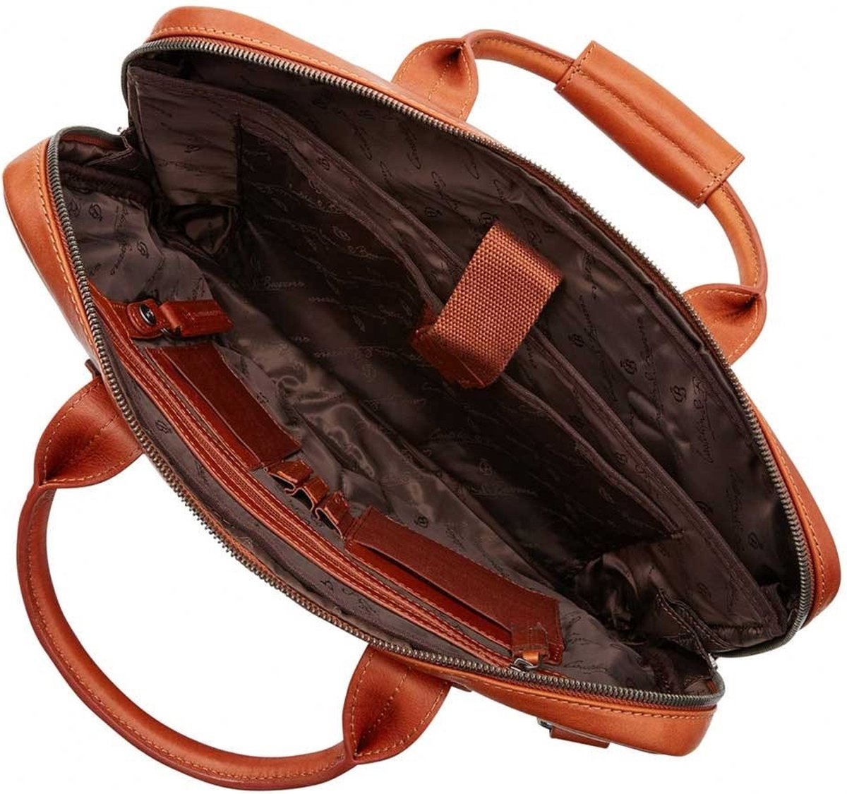 Castelijn & Beerens Firenze Business Laptoptas 15.6'' Licht Bruin 9472