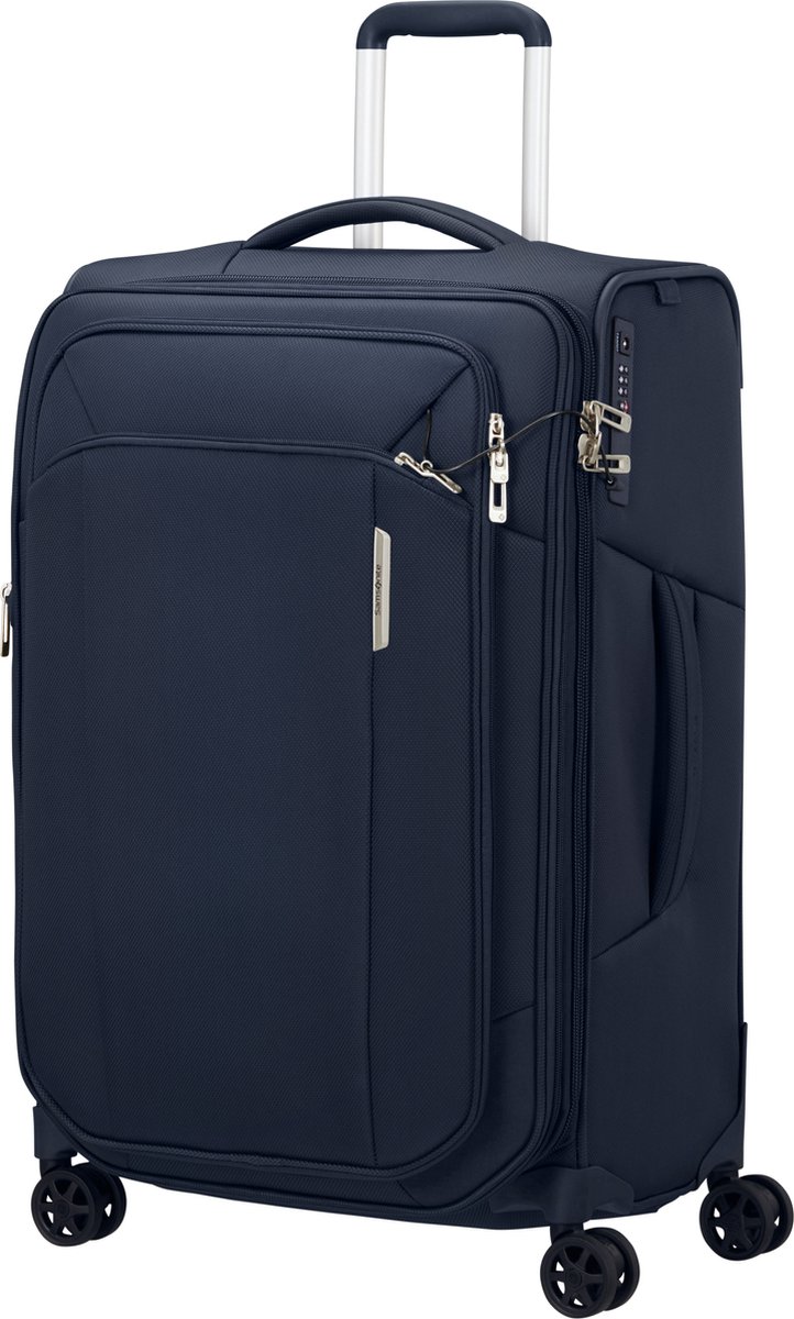 Samsonite Reiskoffer - Respark Spinner 67/24 Exp (Compact) Midnight Blue
