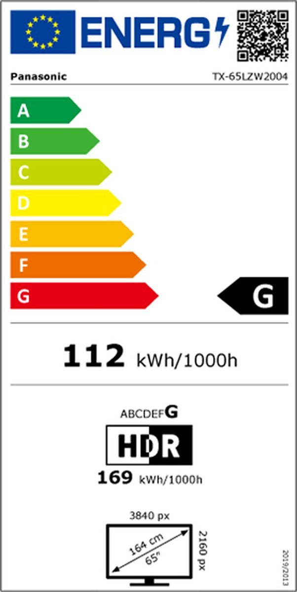 Panasonic TX-65LZW2004 - 65 inch - 4K OLED - 2022